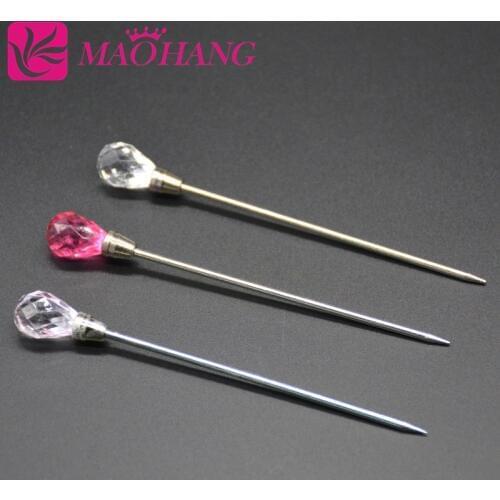 MAOHANG 6pcs/lot DIY Nail Dotting Pen Nail Art Rhinestone Decoration Dot Painting Manicure Tools Supplies
