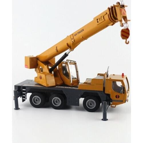 1:50 alloy model childrens toy simulation car heavy lifting crane transportation engineering vehicle gift box