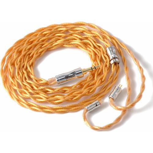 NiceHCK C4-2 Cable 5N Silver Plated Copper and Copper-Silver Alloy Mixed 3.5/2.5/4.4mm MMCX/0.78mm/NX7 2Pin For LZ A7 MK3 ST-10s