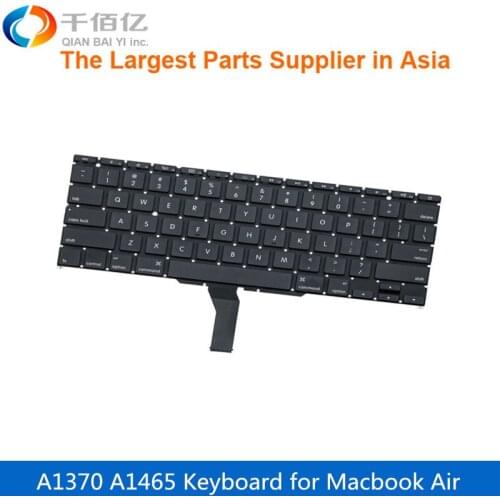 Original New Replacement A1370 A1465 US Keyboard for Macbook Air 11' 2011-2015 without backlight