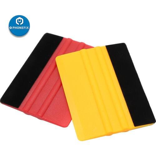 Plastic Durable Felt Edge Squeegee 4 Inch for Car Window Film Car Vinyl Scraper Decal Applicator Tool Car Squeegee Vinyl Decals