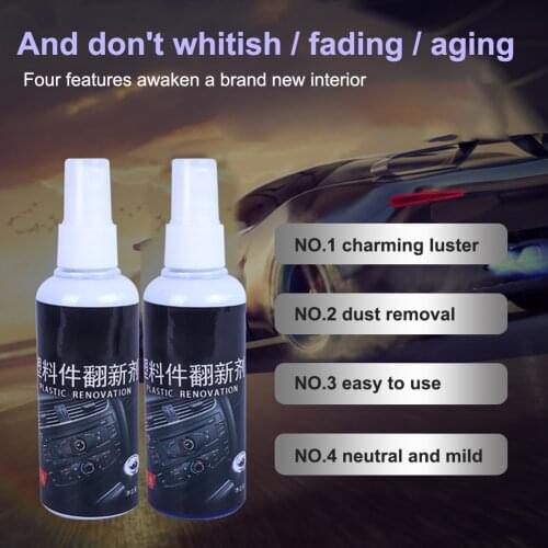 1 Pcs Universal Plastic Parts Retreading Agent 30 ML Automotive Interior Coating Paste Maintenance Car Auto Cleaner Dropshipping