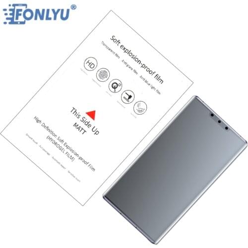 FONLYU 50pcs Free Shipping Flexible Soft Matte Hydrogel Film Compatible For Phone Screen Protector Film Cutting Machine F150