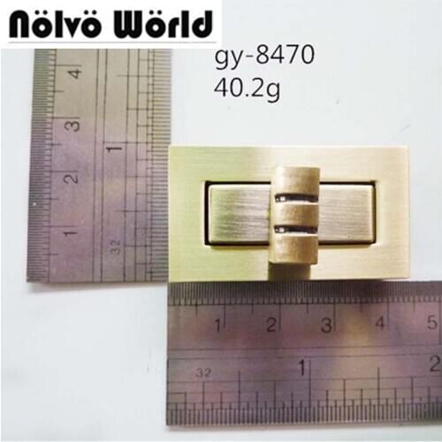 10pcs brushed antique brass color fashion metal lock lock for DIY box,bag safe metal lock for wholesale price