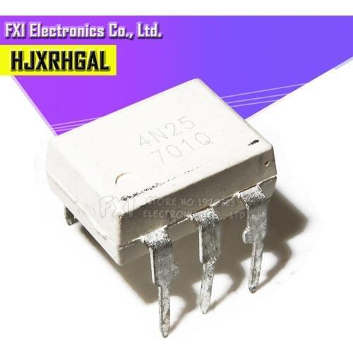 100PCS 4N25 DIP DIP6 photoelectric coupler