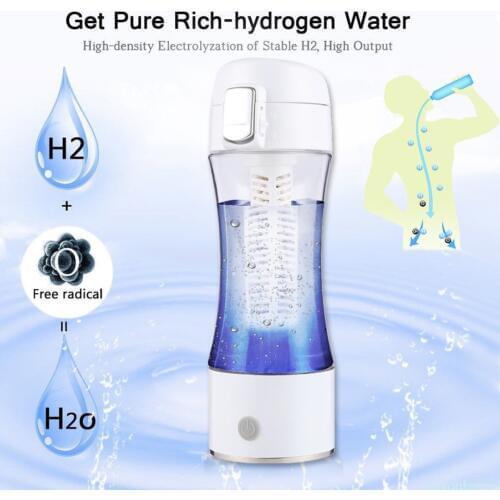 1500ppb Rechargeable Bottle Hydrogen Rich Water Maker Ionizer Cup Generator