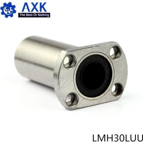 2pcs/lot Free shipping LMH30LUU 30mm long type flange linear bearing CNC Linear Bush