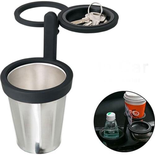 4 in 1 Car Cup Holder Extender Multifunctional Beverage Rack Stainless Steel Cup Keep Warm And Cold Car Interior Accessories