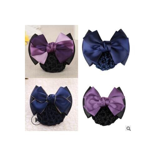 60pcs/lot DIY Simple Multi Fabrics Professional Headdress Flower Bowknot Nurses Hair Clip Hair Styling Tools Accessories HA1545