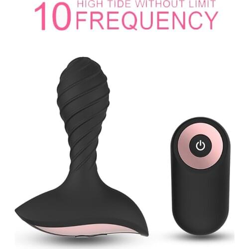 Anal Sex Toys for Men and Women Male Butt Plug Vibrator with Multiple Vibration Modes Whole Body Relief Prostate Massage Tool