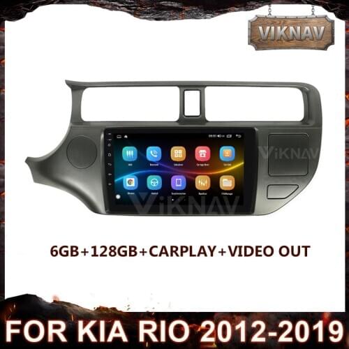 2din Android 10.0 Car Radio for KIA RIO 2012-2019 Multimedia Player Navigation GPS autoradio Carplay Touch Screen Head Unit