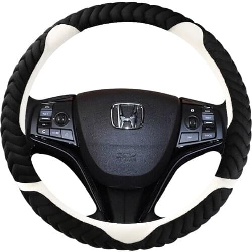 Car Steering-wheels Cover 37 38cm 15" for honda Accord Amaze Brio City Grace Fit Jazz Insight Inspire Legend N-Box BR-V CR-V