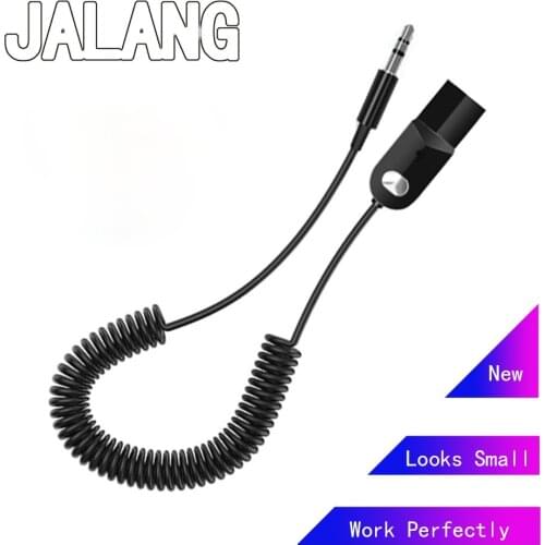Car Bluetooth Receiver AUX Adapter Mic Handsfree Kit USB to 3.5mm Jack 3.5 mm Radio Audio Cable Wire (Small Item Work Perfectly)