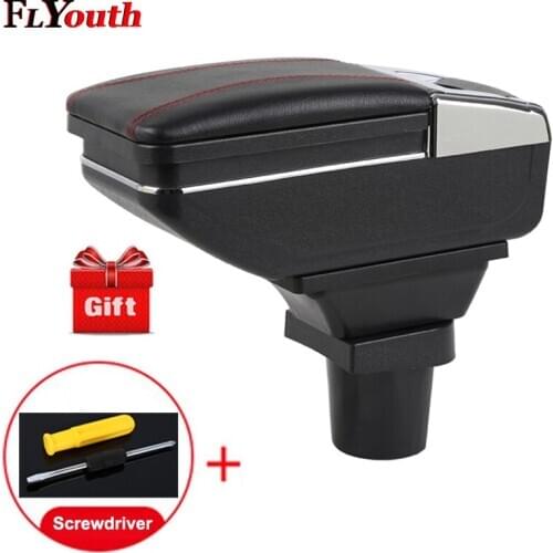 Car Armrest Box For Mitsubishi Colt 2005-2011 Central Store Content Box Cup Holder Ashtray Interior Car-Styling Accessories