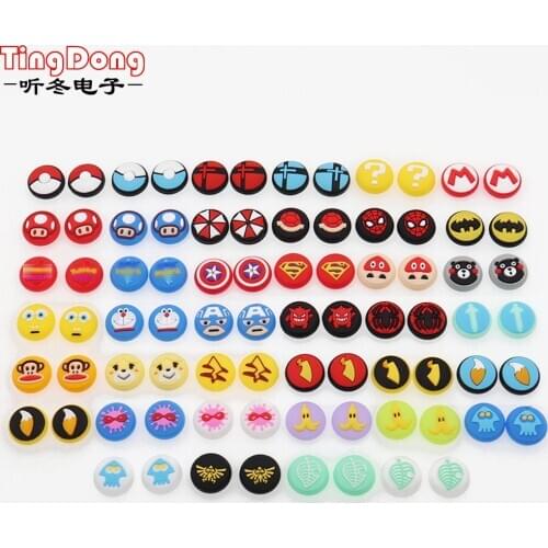 2Pcs Animal Crossing Tree Leaf Thumb Stick Grip Cap Joystick Cover For NS Switch Lite Joy-Con Controller Gamepad Thumbstick Case