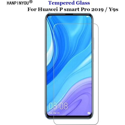 For Huawei P smart Pro 2019 6.59" Tempered Glass 9H 2.5D Premium Screen Protector Film For Huawei Y9s 6.59"