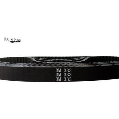 HTD333-3M Teeth 111 Width 10mm 15mm 20mm 25mm 30mm Length 333mm HTD3M 333 3M Rubber Timing Transmission Belt