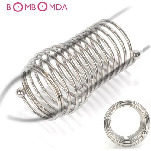 Penis Rings Sex Toys For Men Delay Ejaculation Stainless Steel Penis Sleeve Cock Rings Male Chastity Device Erotic Sex Products