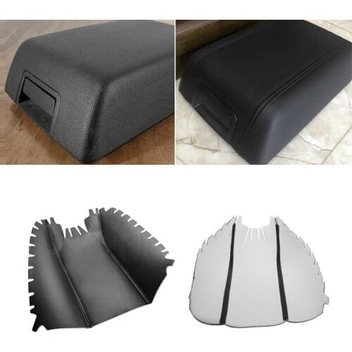 For Ford F150 Lariat 2004 2005 2006 2007 2008 Microfiber Leather with Sponge Interior Center Console Lid Armrest Pad Cover Trim