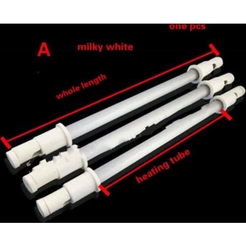Quartz heater element tube Infrared Heating Element Sleeve 220V white quartz/Transparent quartz heating tube 300mm-600mm