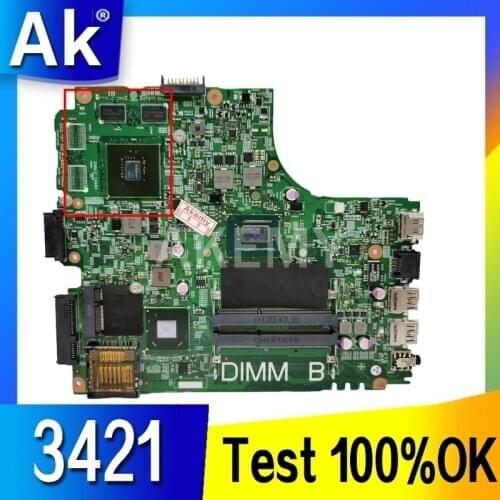 Akemy For Dell Inspiron 15R 3421 Laptop Motherboard SR0XL I5-3337U CPU DDR3 GT625M graphics CN-055NJX 055NJX 55NJX MAIN BOARD