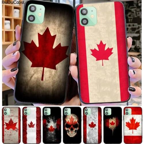 Canadian flag Soft Phone Case Capa For iPhone 11 7 Case For iPhone 11 Pro Max X XS XR XS MAX 8 7 6s Plus 5 SE Case