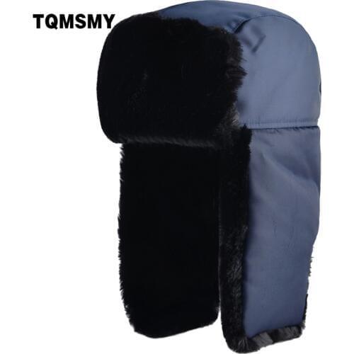 TQMSMY Winter solid color Men bomber hat caps for women Hat warm Outdoor Ear Flaps Bomber Cap Classic warm Trapper Hat TMC52