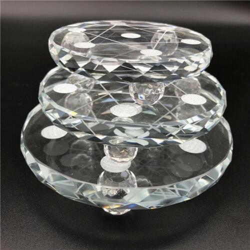 3 Sizes 7 Star Plate Asian Quartz Crystal Healing Ball Sphere Stand Base Gift Natural Stones and Minerals