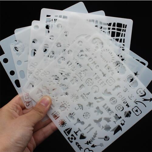 KSCRAFT 8pcs/set Layering Stencils for DIY Scrapbooking/photo album Decorative Embossing DIY Paper Cards Crafts