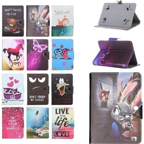 Universal Cover For Digma Plane 8522/ 8566N/8550S/8580/8.6 3G/8501 3G/8.5 3G 8 inch Tablet Printed PU Leather Stand Case