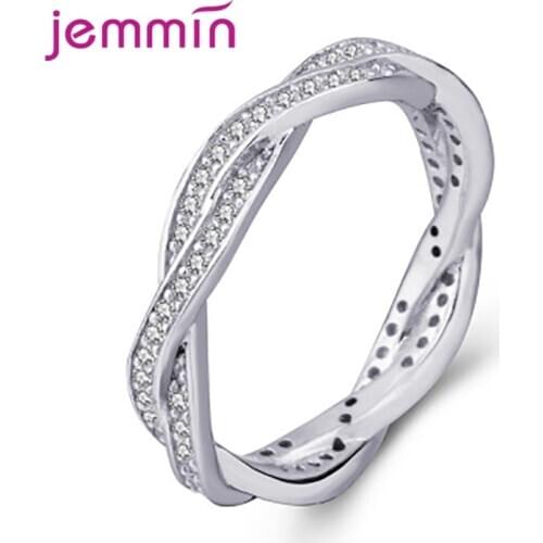 Vintage Minimalist Wave Ring Genuine 925 Sterling Silver Fine Jewelry for Women Birthday Anniversary Party Gift