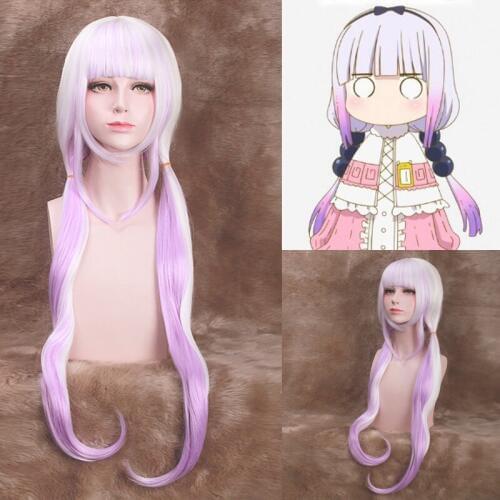 Xiaolins Dragon Maid Anime Costume Wigs Women Girls KannaKamui Cosplay Wig Accessories High Quality Synthetic Hair D33362AD