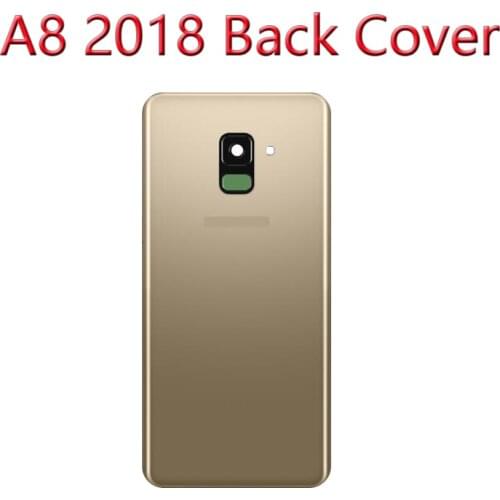 Back Battery Cover For Samsung Galaxy A8 2018 Back Glass A530 A530F Battery Cover Rear Door Housing Case