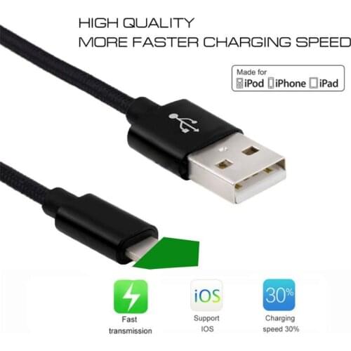 1m Data USB Charger Cable For iPhone 6s 6 s 7 8 Plus 11 Pro Xs Max XR X 5s iPad Fast Charging Origin Long Wire Cord
