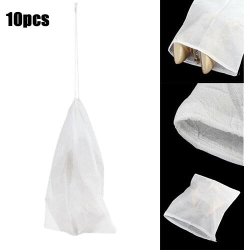 10Pcs/Set Portable Drawstring Shoes Clear Storage Bag Dust Bags Travel Pouch For Home Office Travel Organization