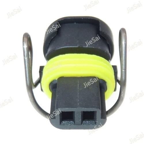 2 Pin Automobile Oil Atomizer Unsealed Wiring Connector 1.5 Series Auto Injection Nozzle Socket With Terminal Excavator Parts