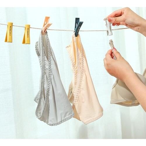 20Laundry Clip Hanger Household Convenience Plastic Hanger Hanger Clothespin Kitchen Quality Hanger Clothes Accessories Supplies