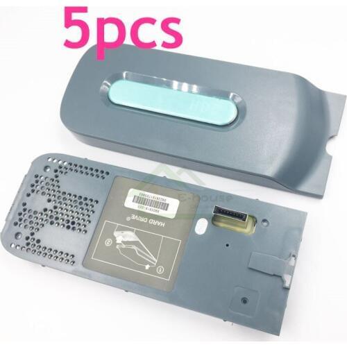 5pcs for Microsoft Xbox 360 Fat Console Hard Disk Drive Case Shell Cover for Xbox360 Fat Hard Drive Box Enclosure