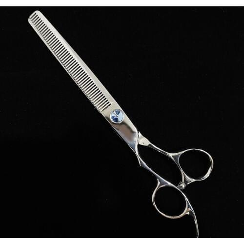 7 inch left handed dog grooming thinning scissors