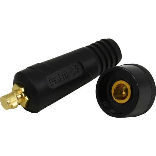 Quick Fitting Cable Connector Plug Socket DKJ10-25 DKJ30-50 MIG MMA TIG Welding Machine High Quality Real Copper Rubber