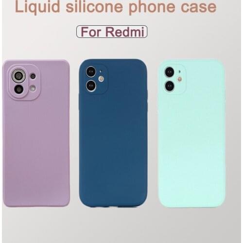 For Xiaomi Mi 11 Lite Poco M2 Pro X3 Redmi Note 10 6 7 Pro Plus Case Soft Silicone Cover For Red mi K30 K40