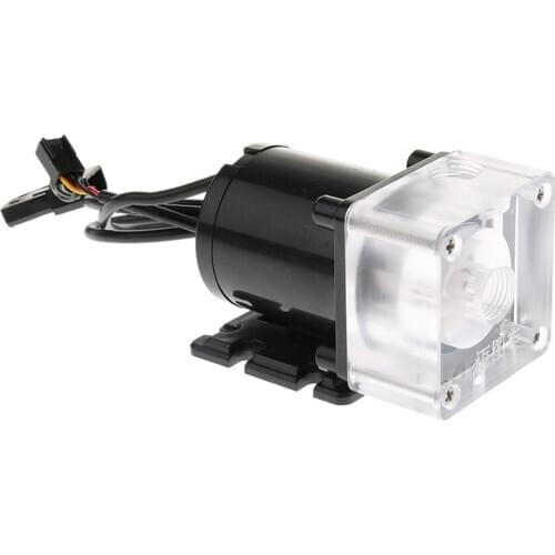 CPU Water Cooling Pump, 12V Low Noise Desktop PC Liquid Cooling Systems DIY Kits