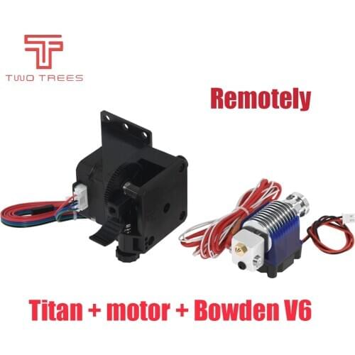 3D Printer Parts Black Widow Fully Kits Extruder for E3d V6 1.75mm Titan Short Remote J-Head Bowden Motor 17HS4023