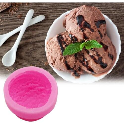 Ice Cream Ball Mold Shock-proof Scentless Temperature Resistant DIY Multi-purpose Chocolate Mold for Kitchen Chocolate mold
