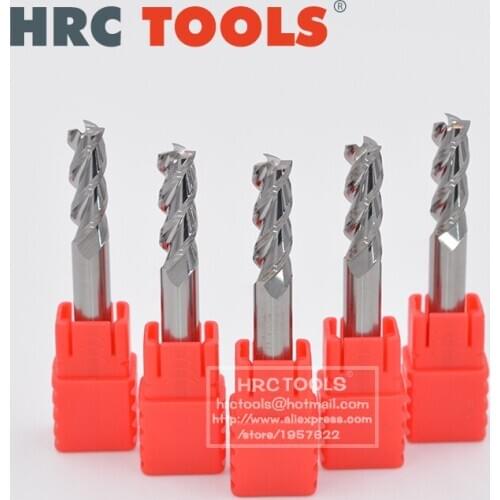 G29-d6x40Hx6Dx150L HRC55 Solid Carbide Aluminum Endmill Cutter Set 6mm CNC Router Bits Drills Alloy