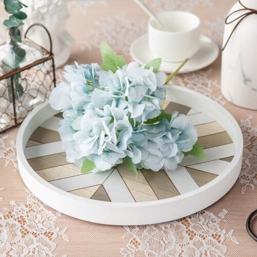 Artificial Flowers Silk Camellia Peony Mini Wedding Flower Bouquet Hydrangea for Home Party Decoration Indoor