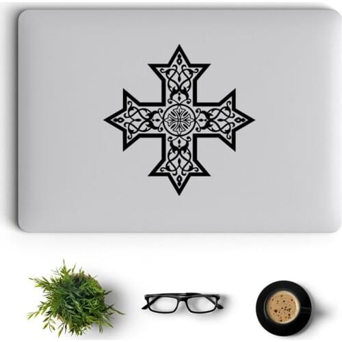 Claasical Pattern Cross Laptop Sticker for Macbook Air Pro 16" Retina 11 12 13 15 Inch Mac Book Skin 14" Vinyl Mi Notebook Decal