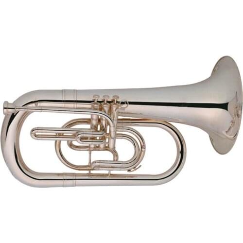 Nickel plated Tone Bb Marching Euphonium