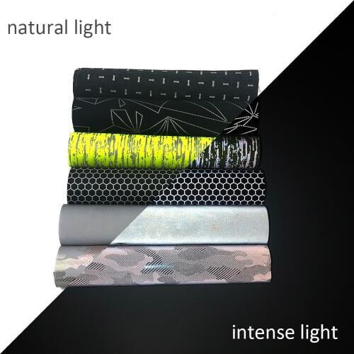 New 20*33cm Camo Reflective under Intense Light Sliced Fabric For Bow-knot Bags Shoes Sewing Clothing DIY Accessories,c7855
