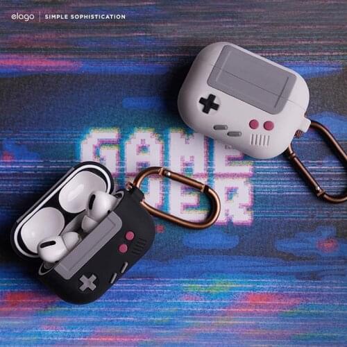 2021 New AirPods Pro Case Fashion Retro Game Earphone Case For Airpods Pro Cute 3D Game-boy Silicone Headphone Cover Keychain